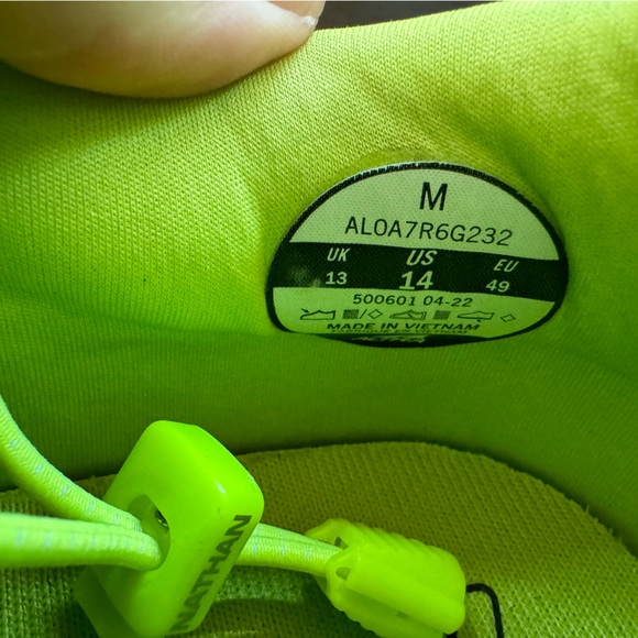 Altra Vanish Tempo. Mens 14. White/Lime - Picture 3 of 9